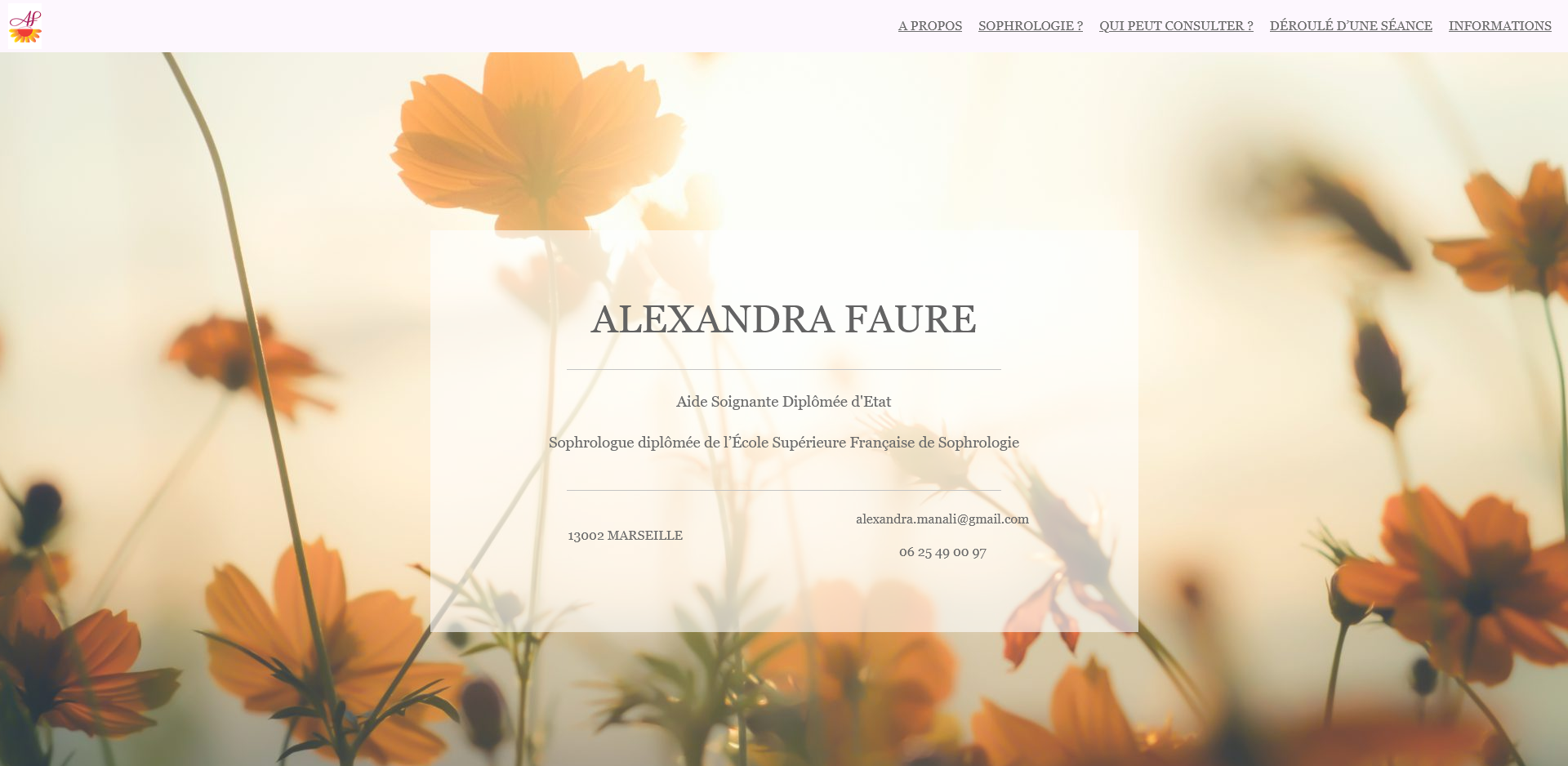 Site Alexandra Faure
